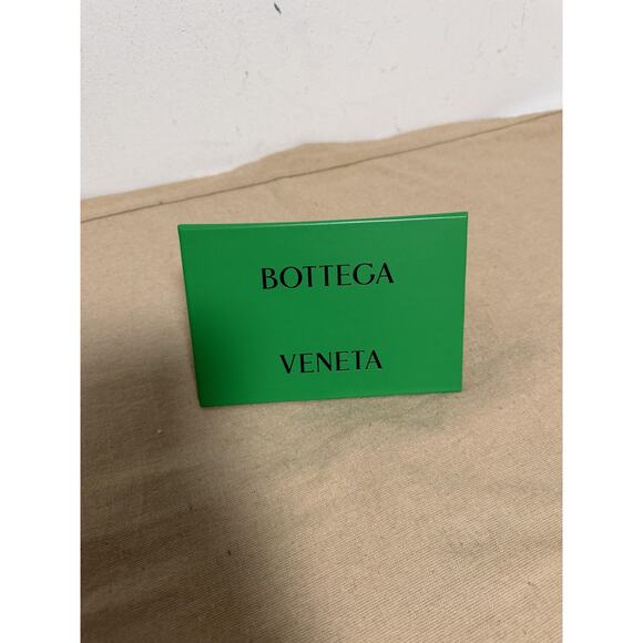 Bottega Veneta Green Counter Display Sign With Box Dust Bag Store Decor Boutique - Picture 1 of 7